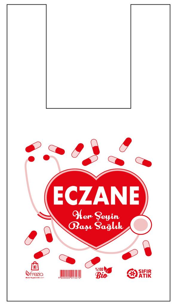 Bio Atlet Eczane Poşeti 25 x 40 Cm (1 Kg)