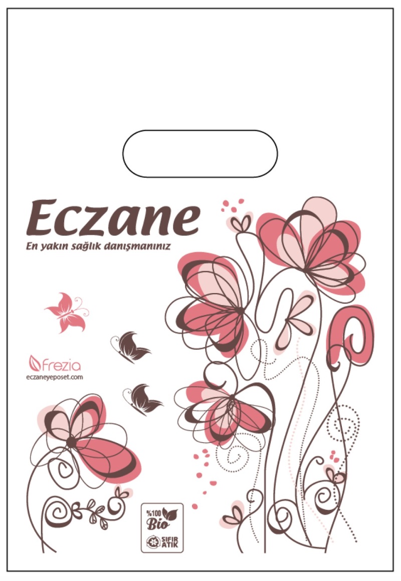 Bio El Geçme Eczane Poşeti  20 x 30 Cm (1 Kg)