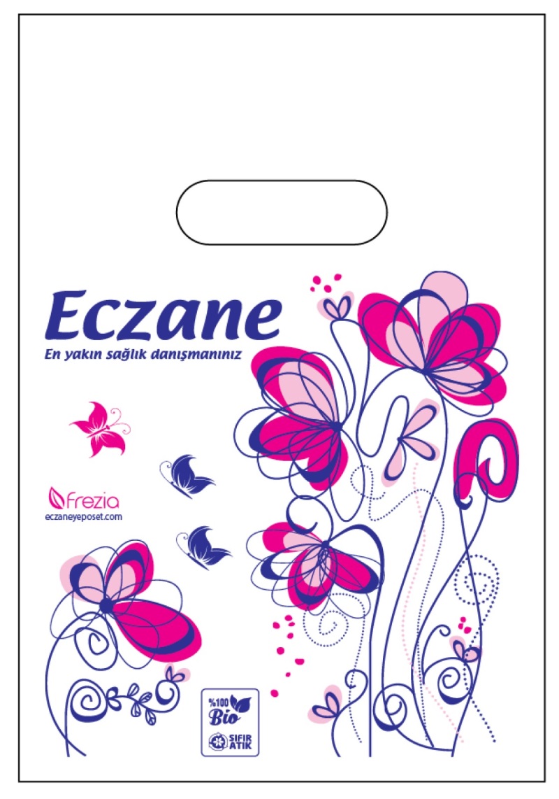 Bio El Geçme Eczane Poşeti  20 x 30 Cm (1 Kg)